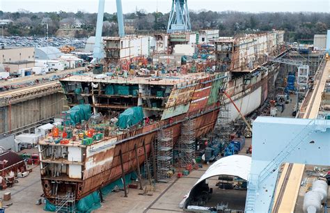 USS Gerald R Ford CVN 78 under construction – AllAboutLean.com