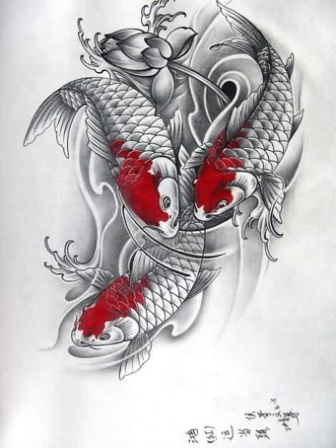 Best Butterfly Koi Fish Tattoo Design. TattoosHunter | Beautiful ...