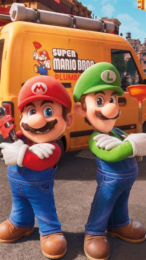 750x1334 Resolution Mario & Luigi in Super Mario Bros Movie 2023 iPhone ...