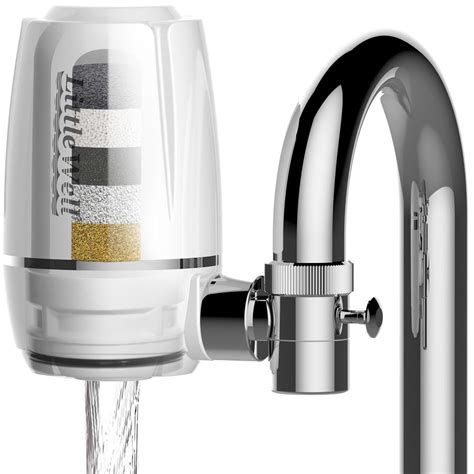 ISPRING LittleWell Faucet Mount Water Filter with Multi-Layer Filtration-DFW1 - The Home Depot