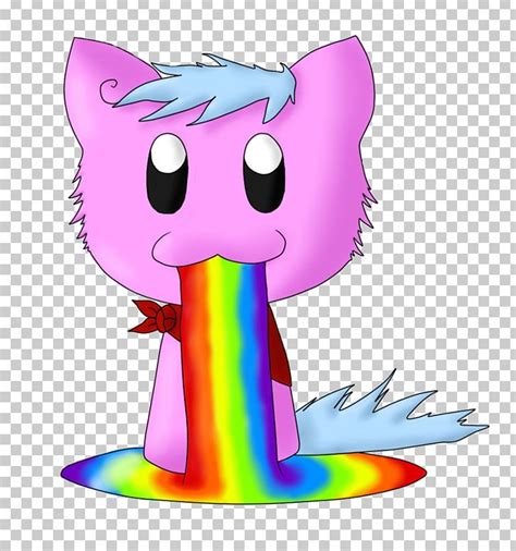 Vomiting Nyan Cat Rainbow PNG, Clipart, Animals, Art, Cartoon, Cat, Deviantart Free PNG Download