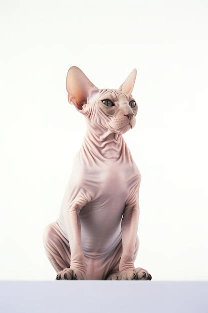 Premium AI Image | Sphynx Cat Sunbathing