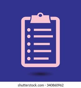 Check List Vector Icon Flat Design Stock Vector (Royalty Free) 340860962 | Shutterstock