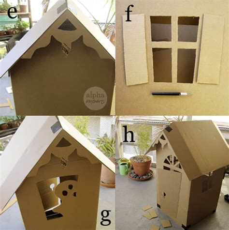 DIY Cardboard Haunted House for Halloween | Alpha Mom