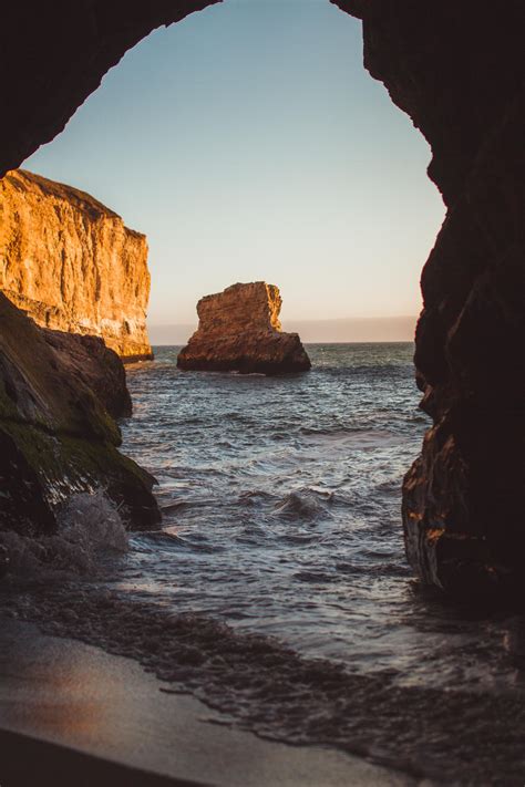 Sunset at Shark Fin Cove California. [OC] [3456x5184] http://ift.tt ...