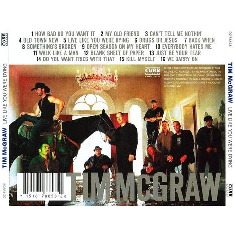 Live Like You Were Dying - Tim McGraw mp3 buy, full tracklist