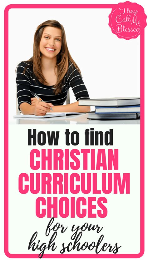 How to Find Christian Curriculum Choices for Your High Schoolers