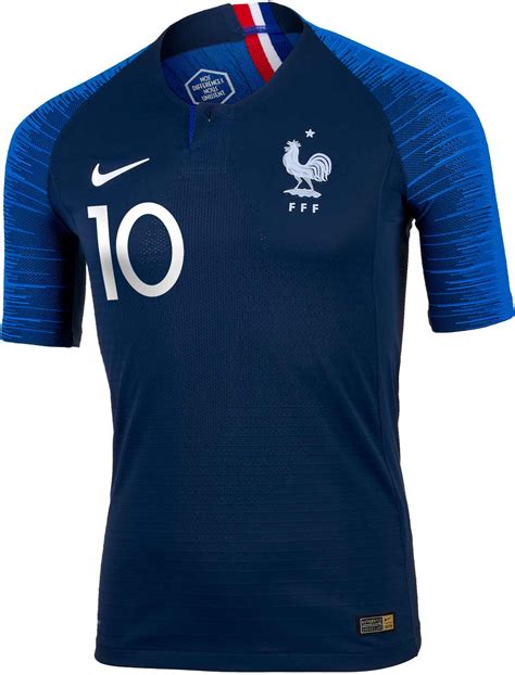 2018/19 Nike Kylian Mbappe France Home Match Jersey - SoccerPro