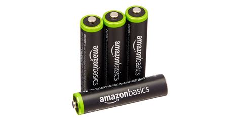 Stop throwing your batteries away! 4-pack AmazonBasics AAA Rechargeables for $5.50 Prime shipped ...