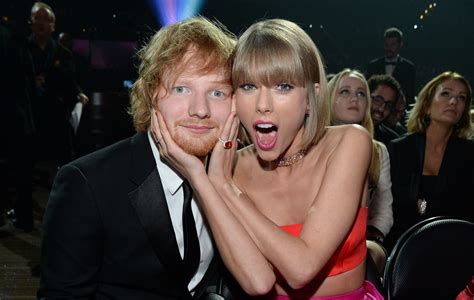 Taylor Swift Ed Sheeran Grammys 2022