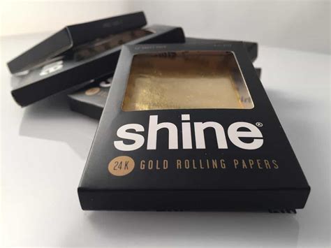 Shine 24k Gold Rolling Papers – NoveltyStreet