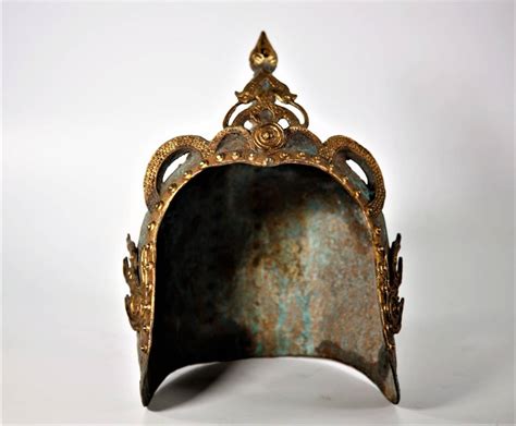 The Ancient World | peashooter85: Chinese officer’s helmet, Han...