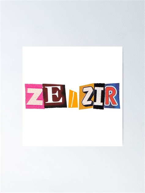 "Ze/Zim" Poster by Mrmera | Redbubble