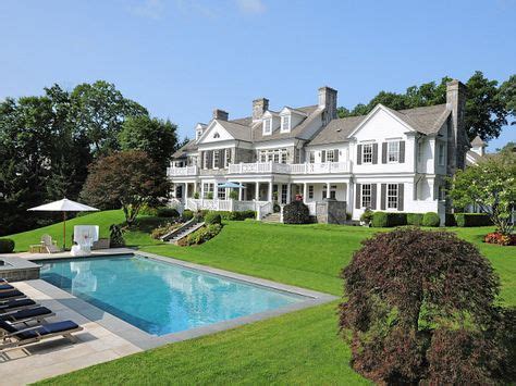 Backyard. Pool Backyard. Georgian Home Backyard with Pool. Via Sotheby's Homes. | Luxury homes ...