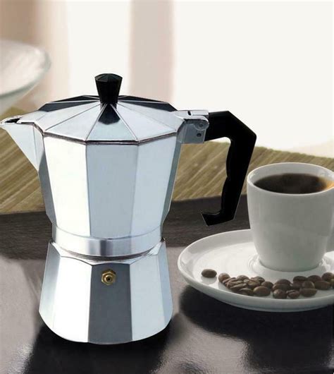 2 Cup Continental Stovetop Espresso Maker Aluminum Espresso Coffee ...