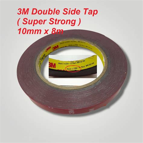 3M ORIGINAL Super Heavy Duty Double Sided Tape 10mm x 8 meter | Shopee Malaysia