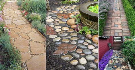 30 DIY Garden Path Ideas With Tutorials | Balcony Garden Web