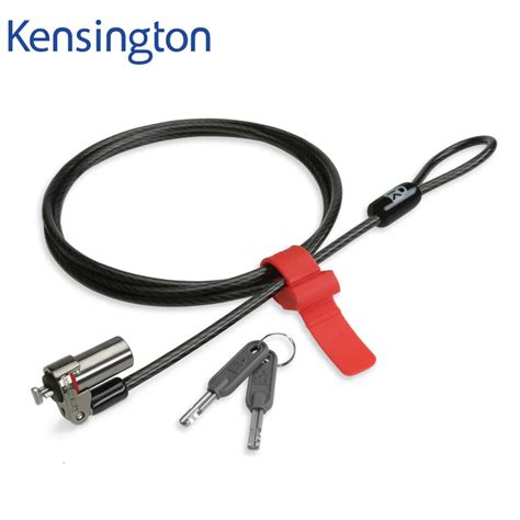 Kensington Original High Security Level Anti theft Keyed Laptop Computer Lock with Steel Cable ...