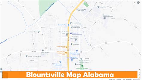 Blountsville, Alabama Map