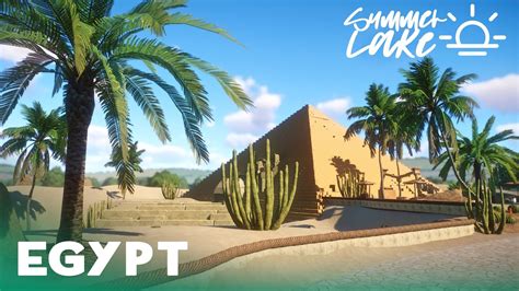 Camel & Nile Monitor Habitat - "Egypt" - Summer Lake Planet Zoo Speed build - YouTube