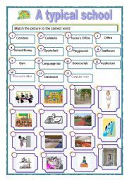 School places - ESL worksheet by towanda66