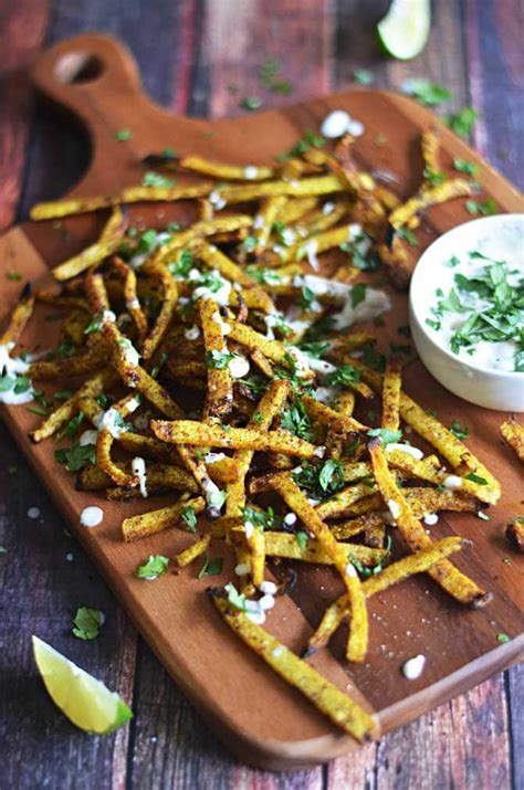 Spicy Baked Jicama Fries - Host The Toast