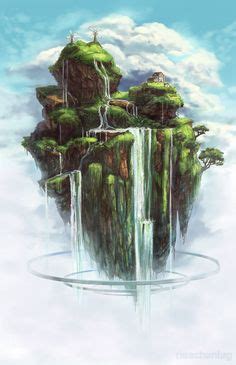 17 Floating island ideas | floating island, concept art, environment ...