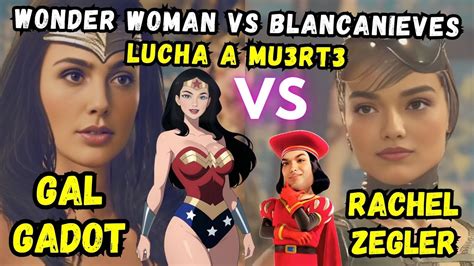 Gal Gadot Vs Rachel Zegler WONDER WOMAN D3STRUY3 A BLANCANIEVES @ElTallerdePedrincci #galgadot ...