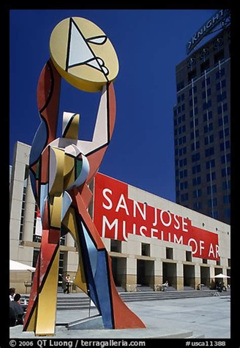 Picture/Photo: Sculpture and San Jose Museum of Art. San Jose, California, USA