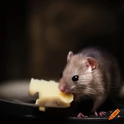 Rats eating cheese on Craiyon