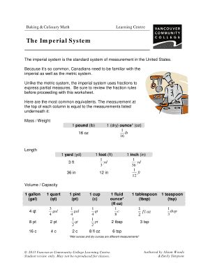 Fillable Online The Imperial System Fax Email Print - pdfFiller