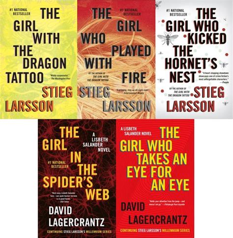 MILLENIUM SERIES by Stieg Larsson LARGE TRADE PAPERBACKS 1-5 The Girl ...