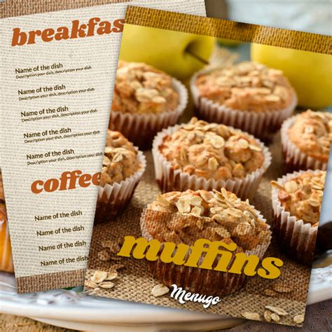 Menugo - Muffin Menu Template