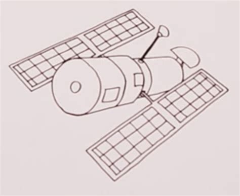 Hubble Space Telescope Drawings