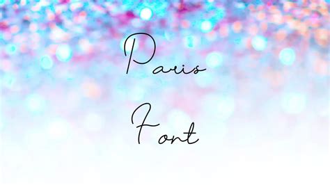 Paris Font Free Download