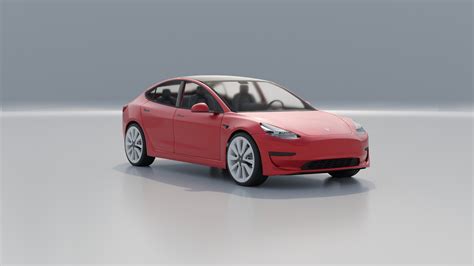 Tesla Model 3 All Colors 3D Model - TurboSquid 2084810