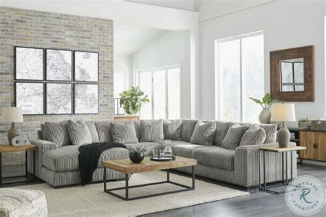 Lindyn Fog Sectional | Sectional sofas living room, Living room furniture sectionals, Cozy ...