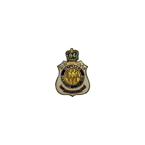 RSL Badge - Dated 1984 - Numbered (L028) | Allied Militaria