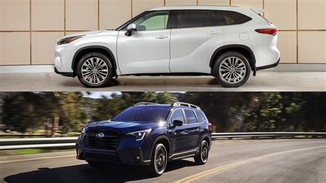 2023 Toyota Highlander vs. 2023 Subaru Ascent: Pros and Cons of Both Three-Row SUV