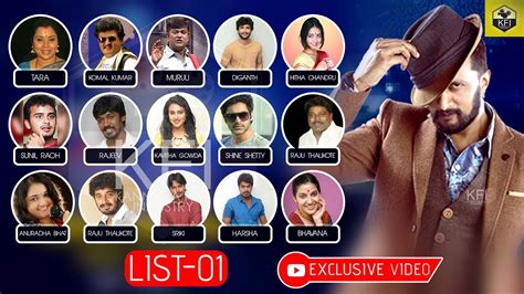 Bigg Boss Kannada Season 8 Contestants Names - Spacotin