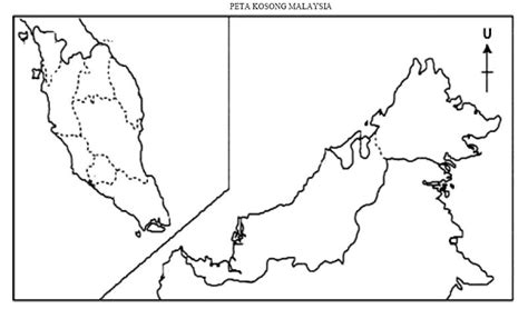 PENCINTA GEOGRAFI: peta kosong malaysia