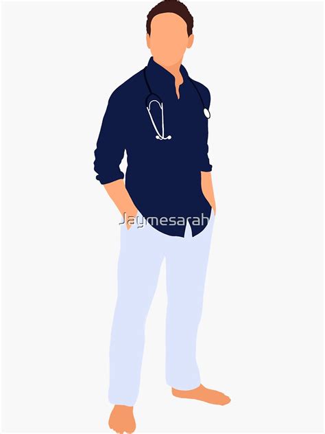 "Hank Lawson Royal Pains Cartoon Outline" Sticker for Sale by Jaymesarah | Redbubble