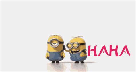 Laugh Minion GIF - Laugh Minion Cute - Discover & Share GIFs