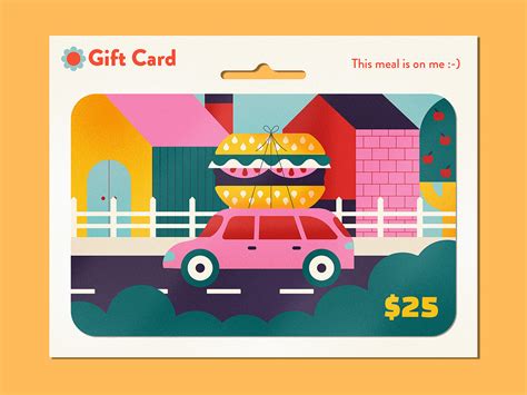 Gift Card - Food Delivery by Bailey Sullivan on Dribbble