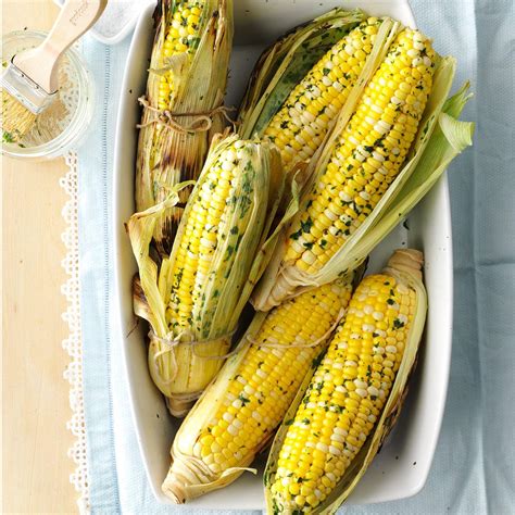 Herbed Grilled Corn on the Cob Recipe | Taste of Home