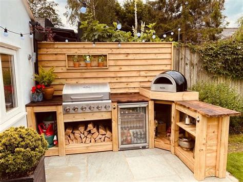 30 DIY Wood Pallet Outdoor Kitchen Ideas | Wood Pallet Creations