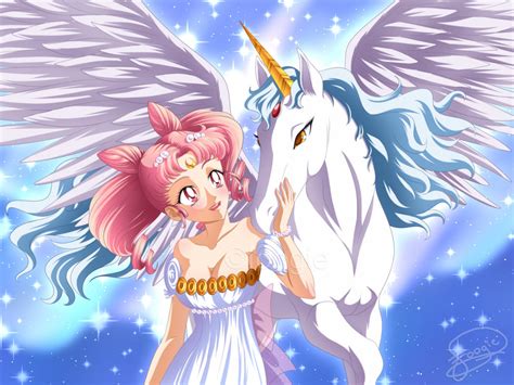 Chibiusa and Pegasus - Sailor Mini moon (Rini) Fan Art (31407324) - Fanpop