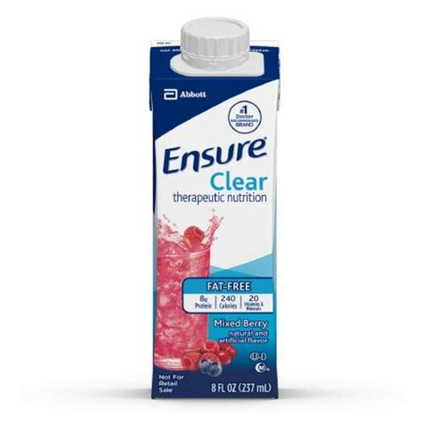 Ensure Clear Mixed Berry Therapeutic Nutrition Drink, 8 Fl. Oz ...