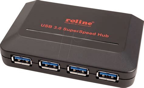 ROLINE 14025015: USB 3.0 hub 4 port, USB-B to 4x USB 3.0 type A at ...