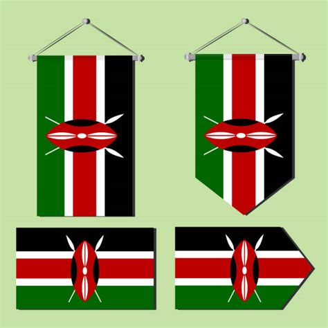 100+ Kenya Flag Shield Stock Illustrations, Royalty-Free Vector ...